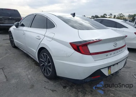 2021 Hyundai Sonata Sel Plus z USA, uszkodzony, nr VIN 5NPEJ4J22MH069047